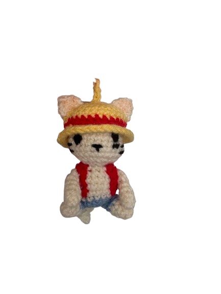 Luffy chat au crochet